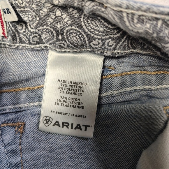 Ariat REAL Jeans Women 26R Mid Rise Stretch Whipstitch Boot Cut Western 10014022 - Picture 14 of 16